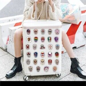 Sugar skull sticker bundle day of the dead skeleton decals